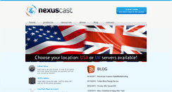 Desktop Screenshot of nexuscast.com